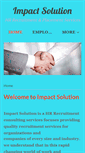 Mobile Screenshot of impactsolution.in