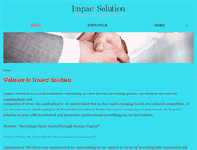 Tablet Screenshot of impactsolution.in