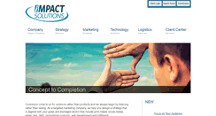 Desktop Screenshot of impactsolution.net