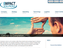 Tablet Screenshot of impactsolution.net